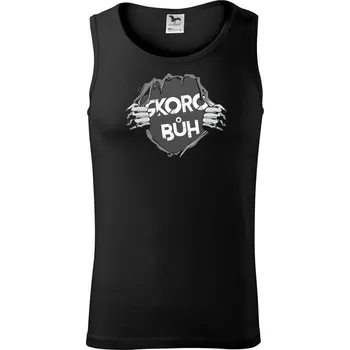 Skoro Bůh - Tílko pánské Core - M ( Černá )