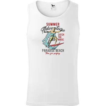 Summer adventure Catch the Wave - Tílko pánské Core - L ( Bílá )