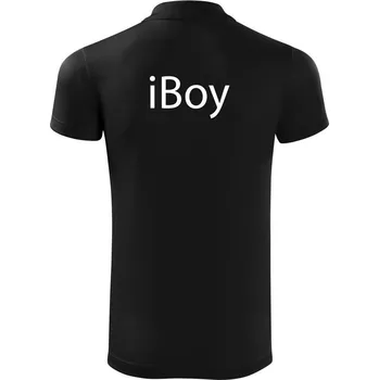 Pánská košile iBoy - Polokošile Victory sportovní (dresovina) - 3XL ( Černá )