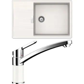 Granitový dřez Set Schock S14-3 (dřez Tia D-100LS Polaris + baterie SC-90 Polaris)