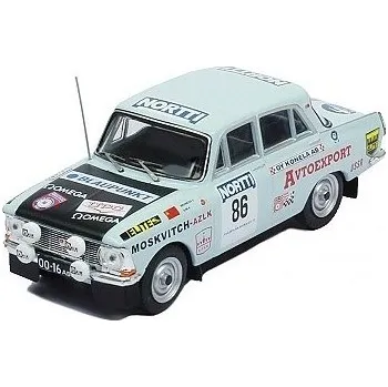 autíčko IXO Models MOSKVIČ 412 #86 S.BRUNDZA-V.ILIN 1000 LAKES 1973 355