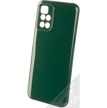 Pouzdro na mobilní telefon 1Mcz Jelly Skinny TPU ochranný kryt pro Xiaomi Redmi 10 tmavě zelená (forest green)