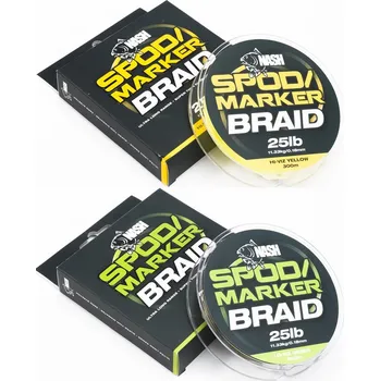 Nash Splétaná Šňůra Spod Marker Braid 11,33 kg 300 m-Yellow