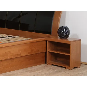 Noční stolek DOMESTAV s.r.o. Noční stolek S&F s policí BUK CINK