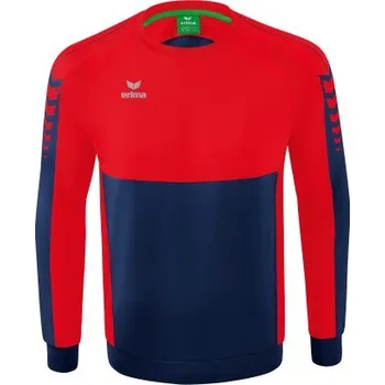 Chlapecká mikina Erima ERIMA SIX WINGS MIKINA PŘES HLAVU - DĚTSKÁ - Tmavě modrá/Červená - 128