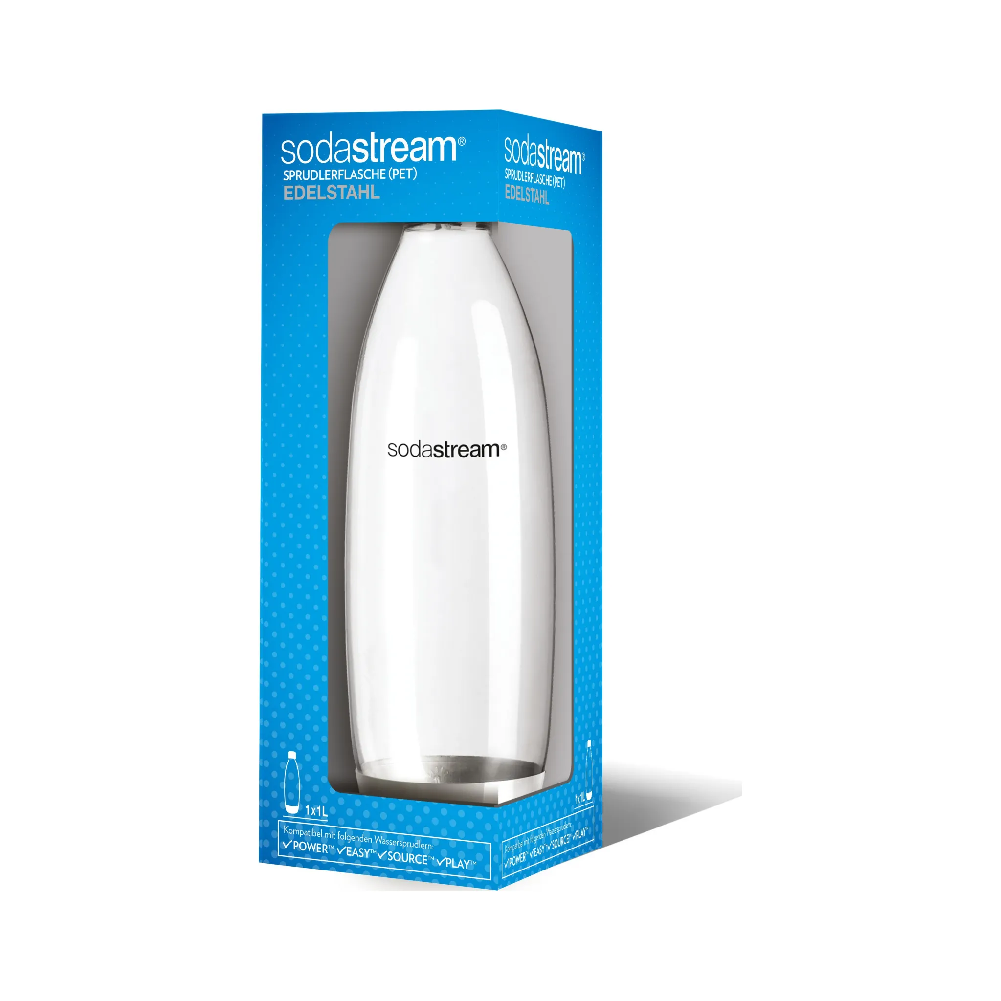 Fotografie 2 - Příslušenství pro výrobník sody SodaStream 42002086 Fuse Metal láhev 1 l