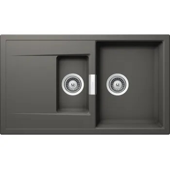 Granitový dřez Kuchyňský dřez Schock Mono D-150 Silverstone, spodní montáž MOND150USIL