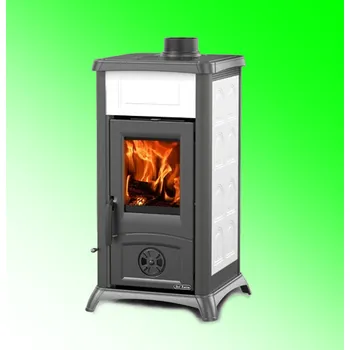 Krbová kamna DAL ZOTTO Rosi bílá - krbová kamna