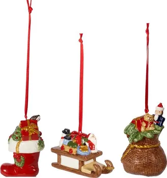 Vánoční ozdoba Villeroy & Boch Nostalgic Ornaments vánoční závěsná dekorace dárky 3 ks