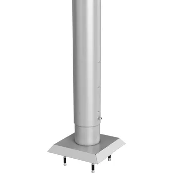 Plot Biohort sloupek pro povrchové kotvení 135 - Stříbrná metalíza