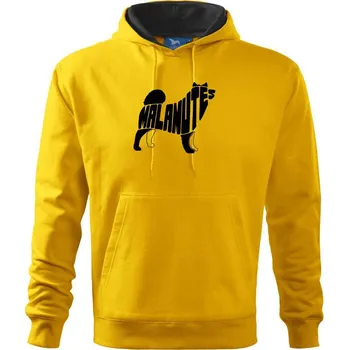 Pánská mikina Malamut - Mikina pánská Cape s kapucí - 2XL ( Žlutá )