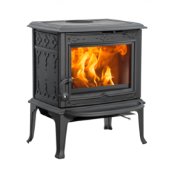 Kamna JOTUL F 100 ECO.2 LL SE bez příček, Provedení modročerný smalt