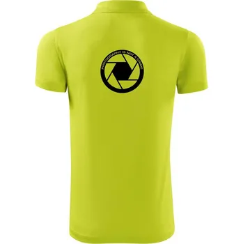 Pánská košile Photography is Not a Crime - Polokošile Victory sportovní (dresovina) - S ( Limetková )