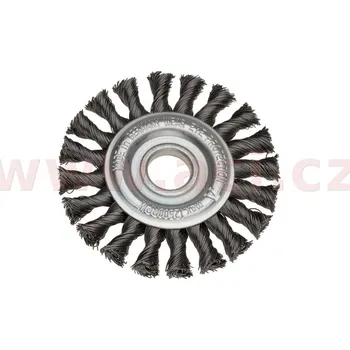 Brusný kotouč Okružní kartáč, prům. 115 mm, drát 0,5 mm, otvor 22.2 mm (copánkový), LUKAS (Německo), SH K0034