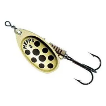 Rotační třpytka MEPPS Aglia Decoree zlatá-černé tečky 1