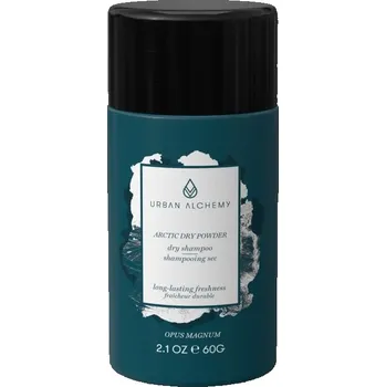 Šampon Urban Alchemy Opus Magnum Artic Dry Powder - Suchý šampon poskytující pocit čerstvě umytých vlasů 60 g