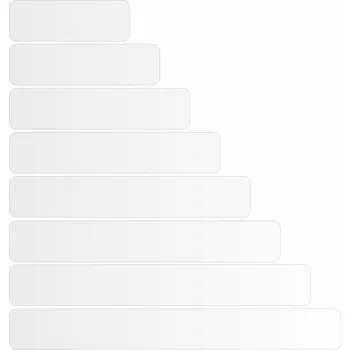 RRBrand Samolepky pro ochranu prahů - sada 2ks - čirá 20 cm