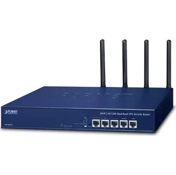 PLANET VR-300W5 Router, firewall, VPN, 3x LAN, 1x WAN/LAN, 1x WAN, Wi-Fi 5, 2,4GHz, 5GHz, VLAN, QoS, RADIUS, SD-WAN VR-300W5