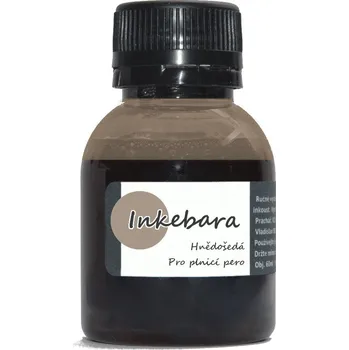 Inkebara Hnědošedý lahvičkový inkoust