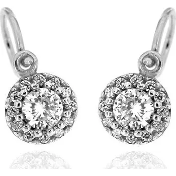 Náušnice Zlatnictví U Kostela Dětské náušnice s bílými kamínky 711BB 584328588