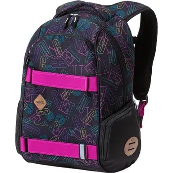 Nugget Bradley 3 B - Traverse Color, Black - fialový batoh 24l