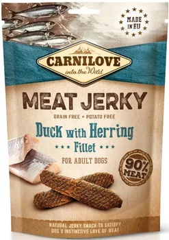 Pamlsek pro psa Carnilove Jerky Duck & Herring Fillet 100 g