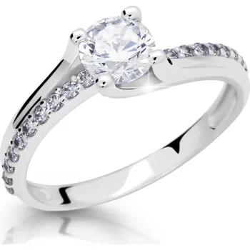 Prsten Cutie Jewellery Zlatý prsten z bílého zlata Z6821B Velikost: 55