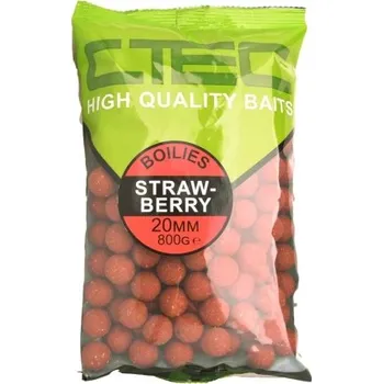 Boilies PROTEINOVÉ KULIČKY NÁVNADNÍ PRO KAPRY SPRO C-TEC JAHODA 20MM 800G