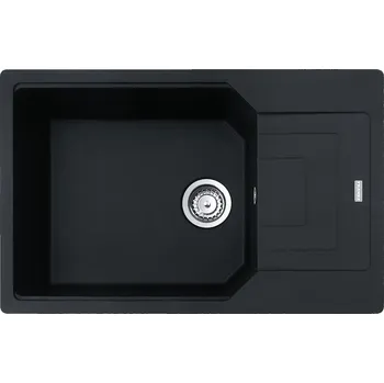 Granitový dřez Franke Urban UBG 611-78 BB, 780 x 500 mm, fragranitový dřez, matná černá 114.0700.104 free_gift