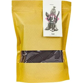 Čokoláda 67% tmavá čokoláda s kousky bobů 500g