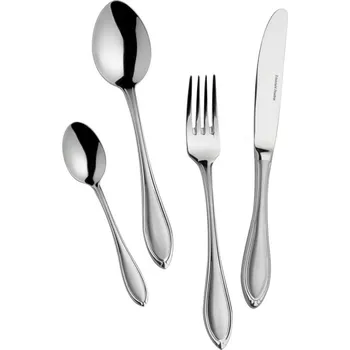 Příbor luxusní sada příborů Mulex Boston 60 dílů silver
