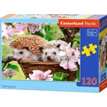 Castorland Ježci v košíku 120 dílků