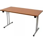 Stůl konferenční skládací FOLD 1400x690mm Třešeň