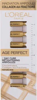 Pleťové sérum L'Oréal Paris Age Perfect 7 Day Cure Retightening Ampoules zpevňující pleťové sérum 7 ml