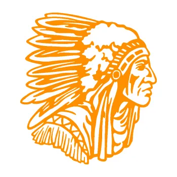 Samolepící dekorace SAMOLEPKA Indián 005 pravá (06 - oranžová) NA AUTO, NÁLEPKA, FÓLIE, POLEP, TUNING, VLASTNÍ TEXT, TISK, AUTOSAMOLEPKY.cz, POLEPY, OBRÁZEK, LOGO, SAMOLEPKY