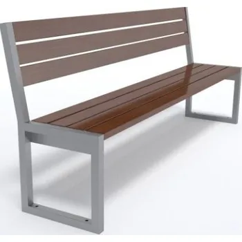 Zahradní lavice HTI Lavička Pluto II KA-K1146 Délka latí: 1500 mm, Typ ukotvení: dlouhé (k zabetonování), Barva konstrukce: zelená komaxit (RAL 6005)