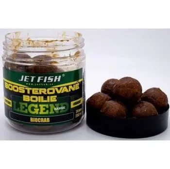 Nástraha Boosterované boilie Jet Fish Legend Range - 250ml - 24mm - Biocrab
