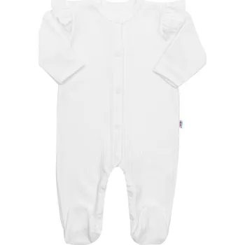Kojenecký overall Kojenecký bavlněný overal New Baby Practical bílý holka, vel. 92 (18-24m)
