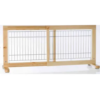 ohrádka pro psa Trixie Posuvná bariéra pro štěňata a malé psy 63-108 x 50 x 31 cm dřevěná