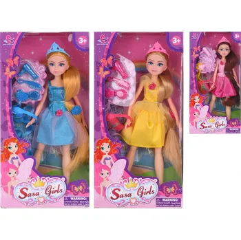 Panenka Mikro trading Panenka s korunkou a doplňky - 26 cm