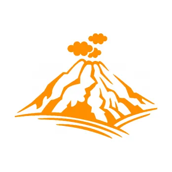 Samolepící dekorace SAMOLEPKA Krajina hory 018 levá (06 - oranžová) NA AUTO, NÁLEPKA, FÓLIE, POLEP, TUNING, VLASTNÍ TEXT, TISK, AUTOSAMOLEPKY.cz, POLEPY, OBRÁZEK, LOGO, SAMOLEPKY