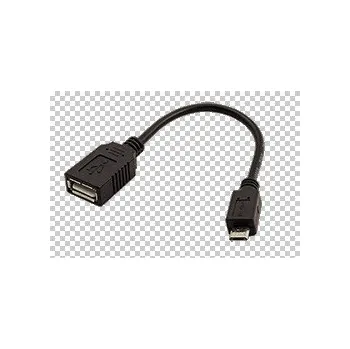 Datový kabel Value USB 2.0 kabel, USB A(F) - microUSB B(M), OTG, 0,15 m (11.99.8311)