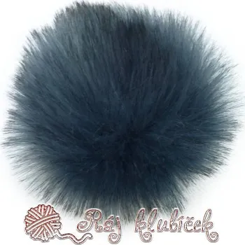 Příze Bambule z Ráje MA42 - malá - šedomodrá