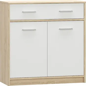 Komoda Tempo Kondela Komoda 2D1S, bílá/dub sonoma, TEYO