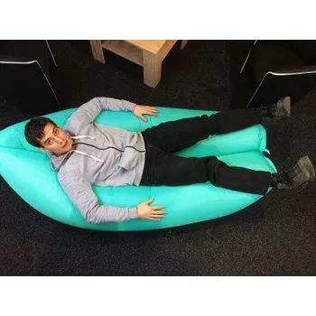 Sedací pytel Nafukovací vak Lazy bag jednovrstvý - tyrkysový