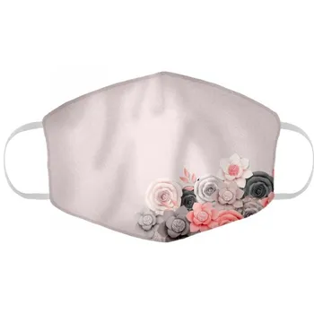 rouška NANOLION Viralio Antivirová nanorouška Flowers 1 ks