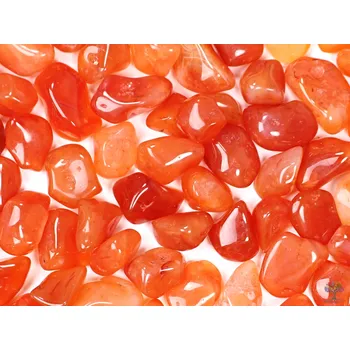 Drahý kámen Magieprirody.cz Tromlovaný kámen Karneol M velikost 20 - 40 mm - Brazílie #104 Množství: 1ks