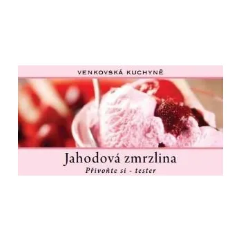 Svíčka ALBI Velká svíčka "Jahodová zmrzlina"