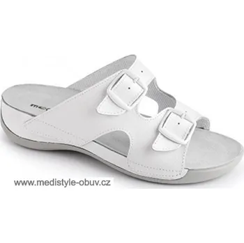 Dámská zdravotní obuv MEDISTYLE ŽOFIE LŽ-V11 pantofel bílý, bílá - 36