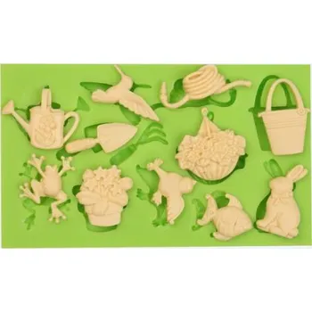 Silikonová formička zahradní tématika